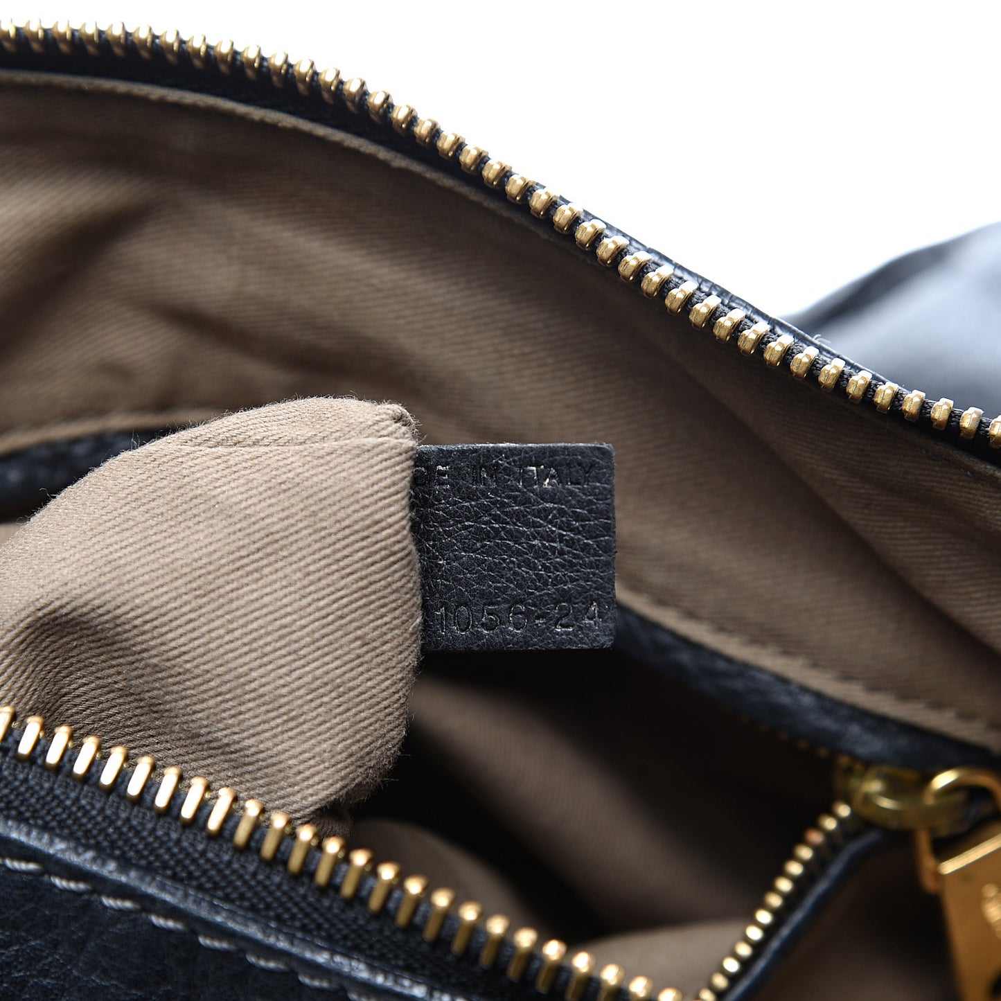 Calfskin Medium Marcie Satchel Black