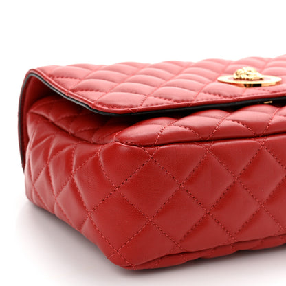 Versace Nappa Quilted Medusa Chain Crossbody Red 8 of 9