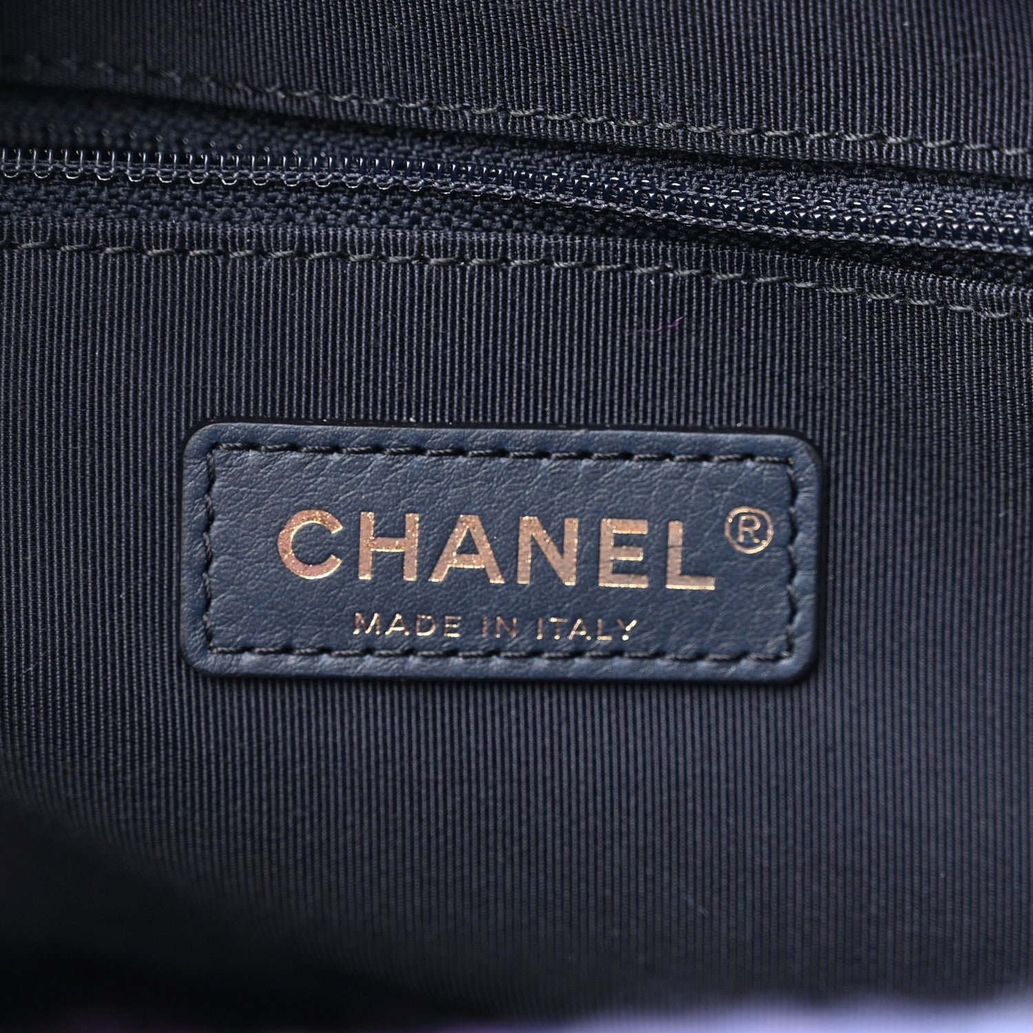 Chanel Wool Tweed CC Tote Purple Black Blue 6 of 11