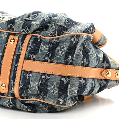 Louis Vuitton Denim Raye Porte Epaule MM 8 of 8