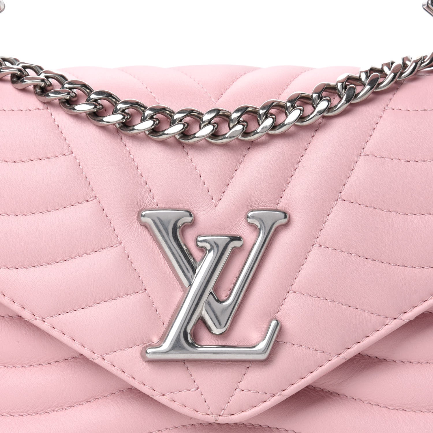 Louis Vuitton Calfskin New Wave Chain MM Smoothie Pink 10 of 11