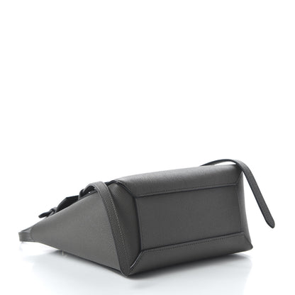Celine Grained Calfskin Nano Belt Bag Grey 4 of 9