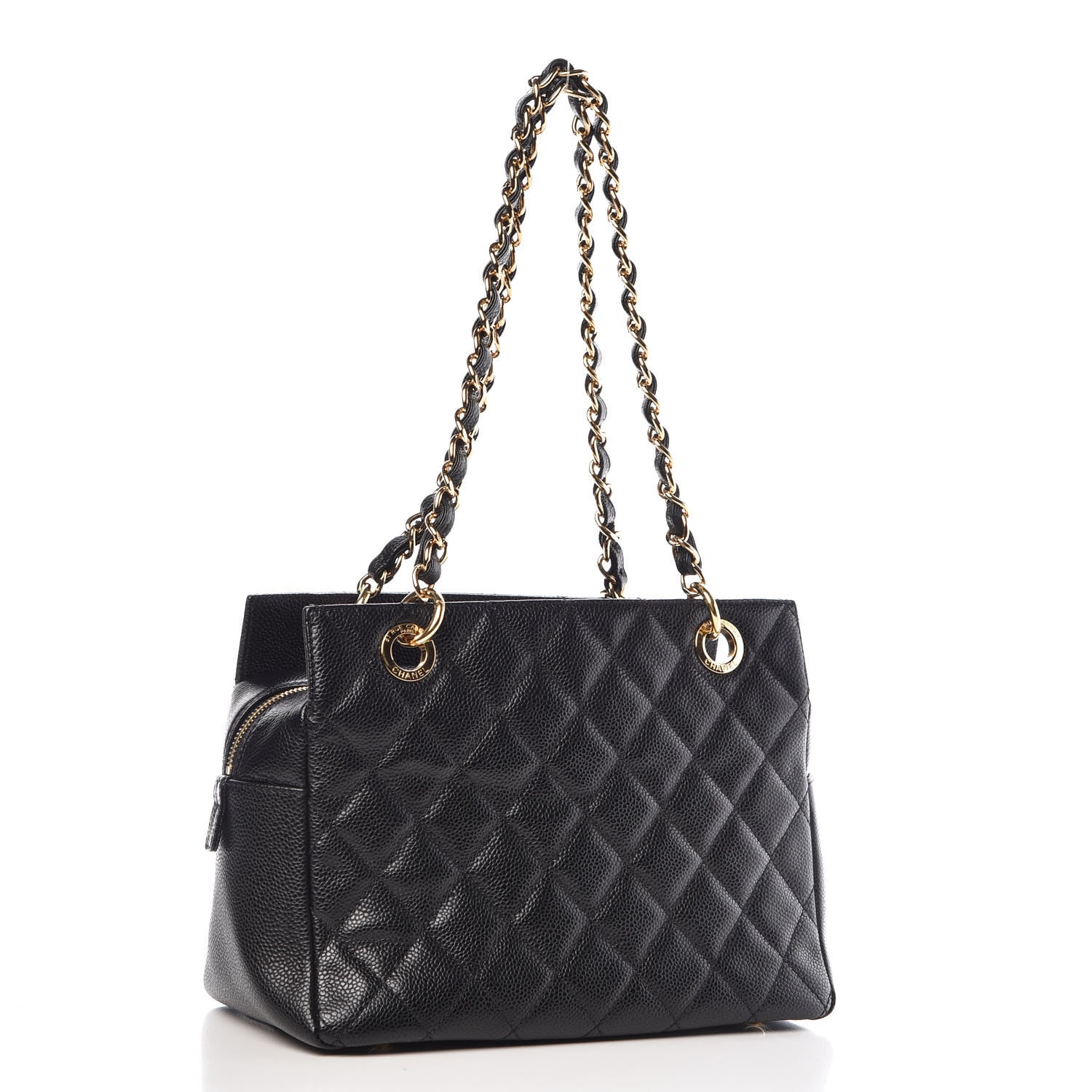 Chanel Caviar Quilted Petit Timeless Tote PTT Black 3 of 12