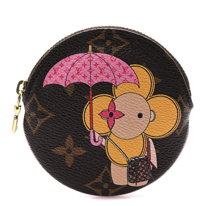 Louis Vuitton Monogram 2019 Christmas Animation Tokyo Round Coin Purse 1 of 7