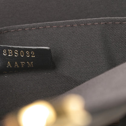 Fendi Vitello Soft F is Fendi Bi-Color FF 1974 Embossed Envelope Wallet On Chain with Pouches Maya Black 9 of 13