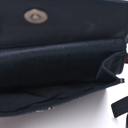 Gucci GG Supreme Monogram Web Belt Bag Black 6 of 15