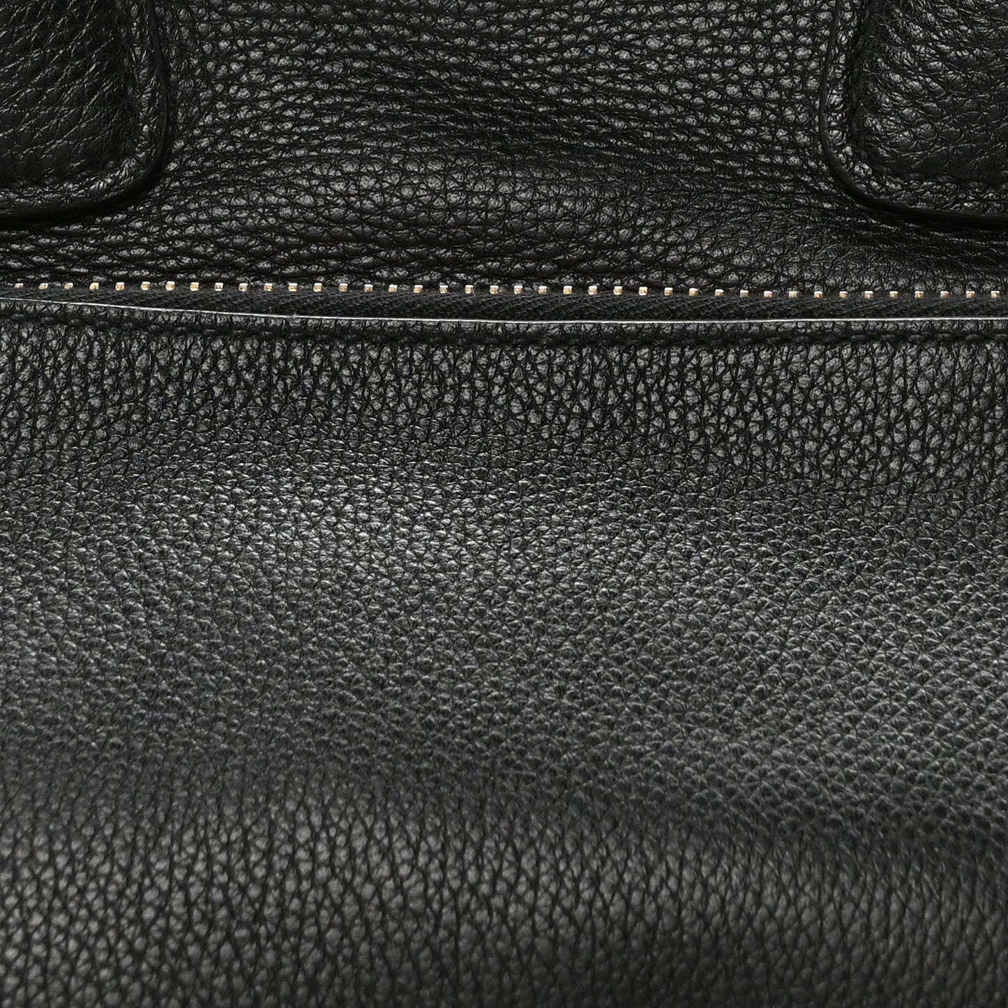 Vitello Daino Shopping Tote Black