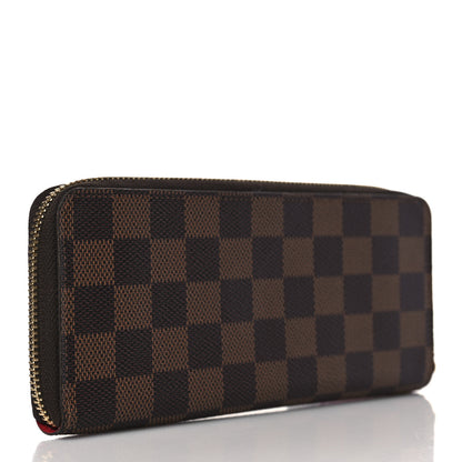 Louis Vuitton Damier Ebene Clemence Wallet Cherry 3 of 6