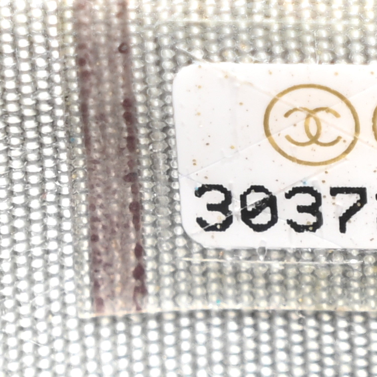 Chanel Metallic Goatskin Quilted Chanel 19 Flat Wallet Pouch Silver 7 of 8