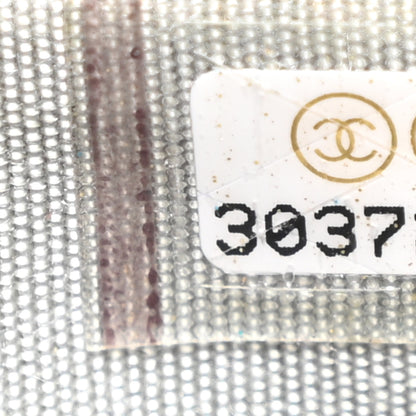 Chanel Metallic Goatskin Quilted Chanel 19 Flat Wallet Pouch Silver 7 of 8