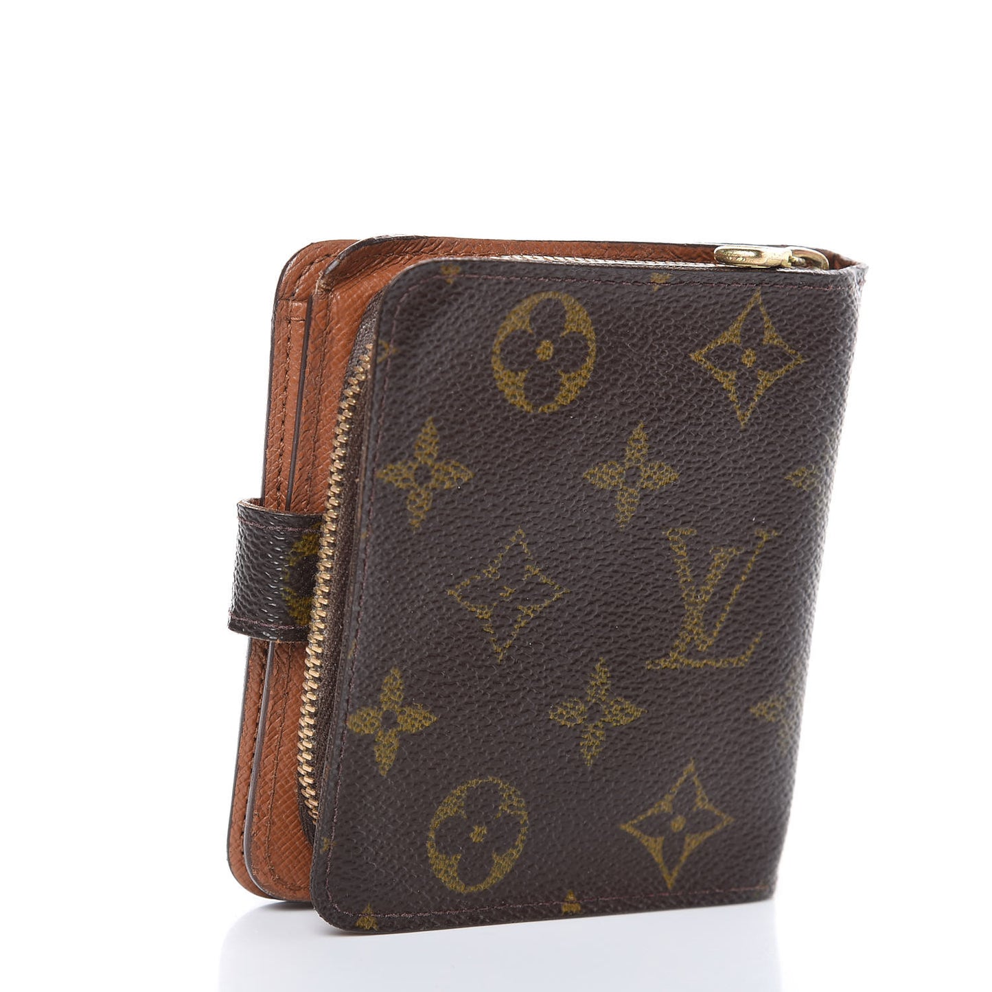 Monogram Compact Zippe Zipped Wallet
