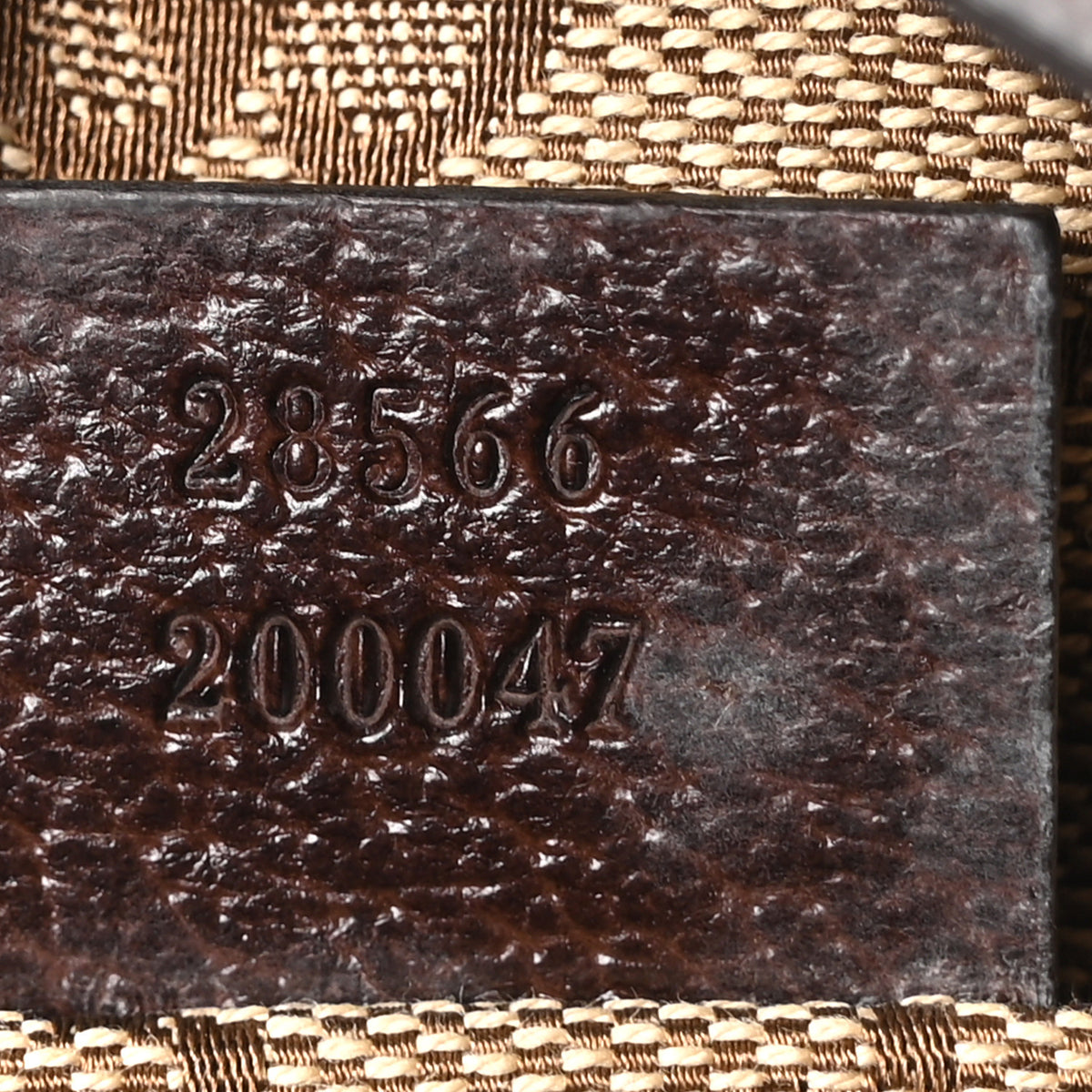 Gucci Monogram Web Belt Bag Dark Brown 7 of 10