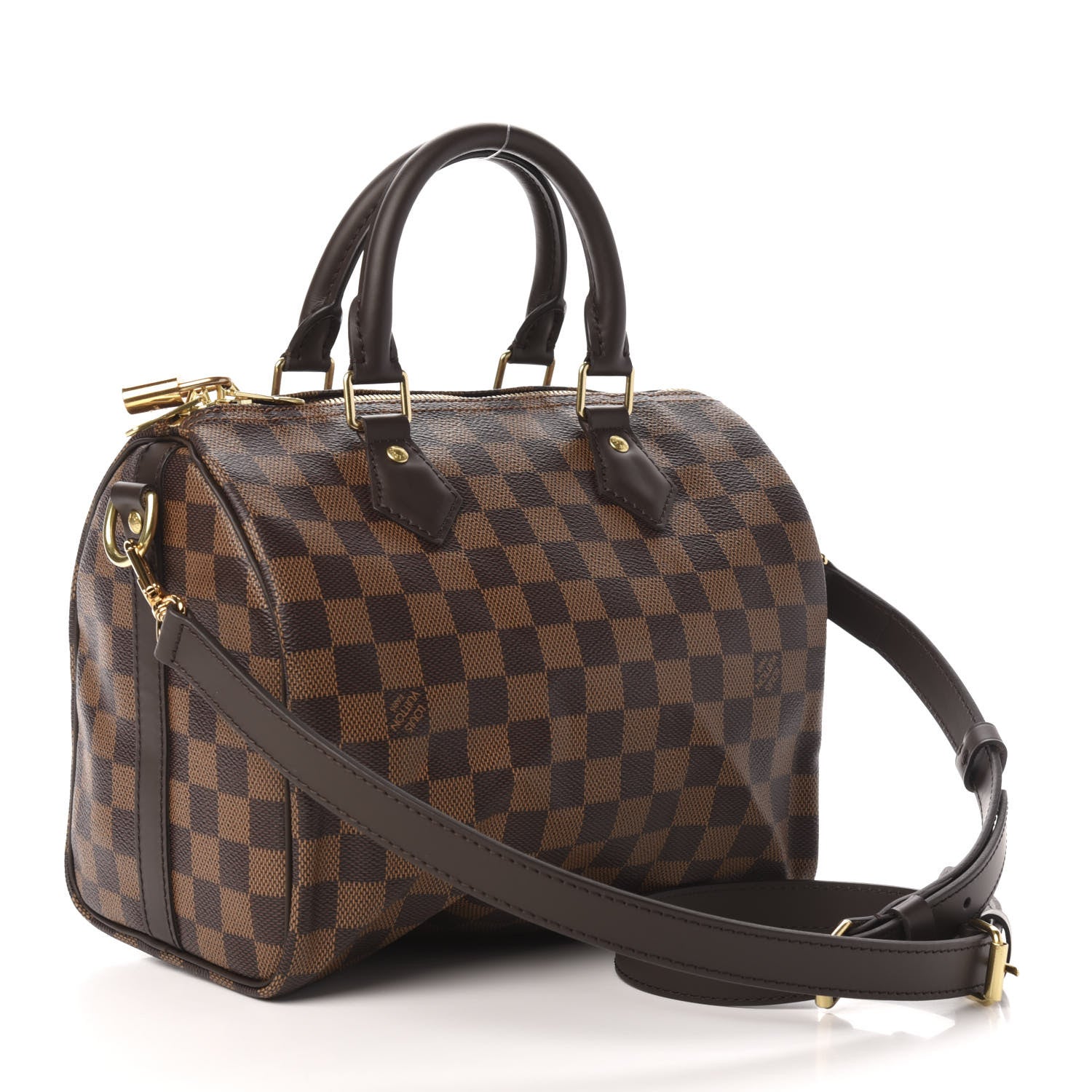 Louis Vuitton Damier Ebene Speedy Bandouliere 25 4 of 13