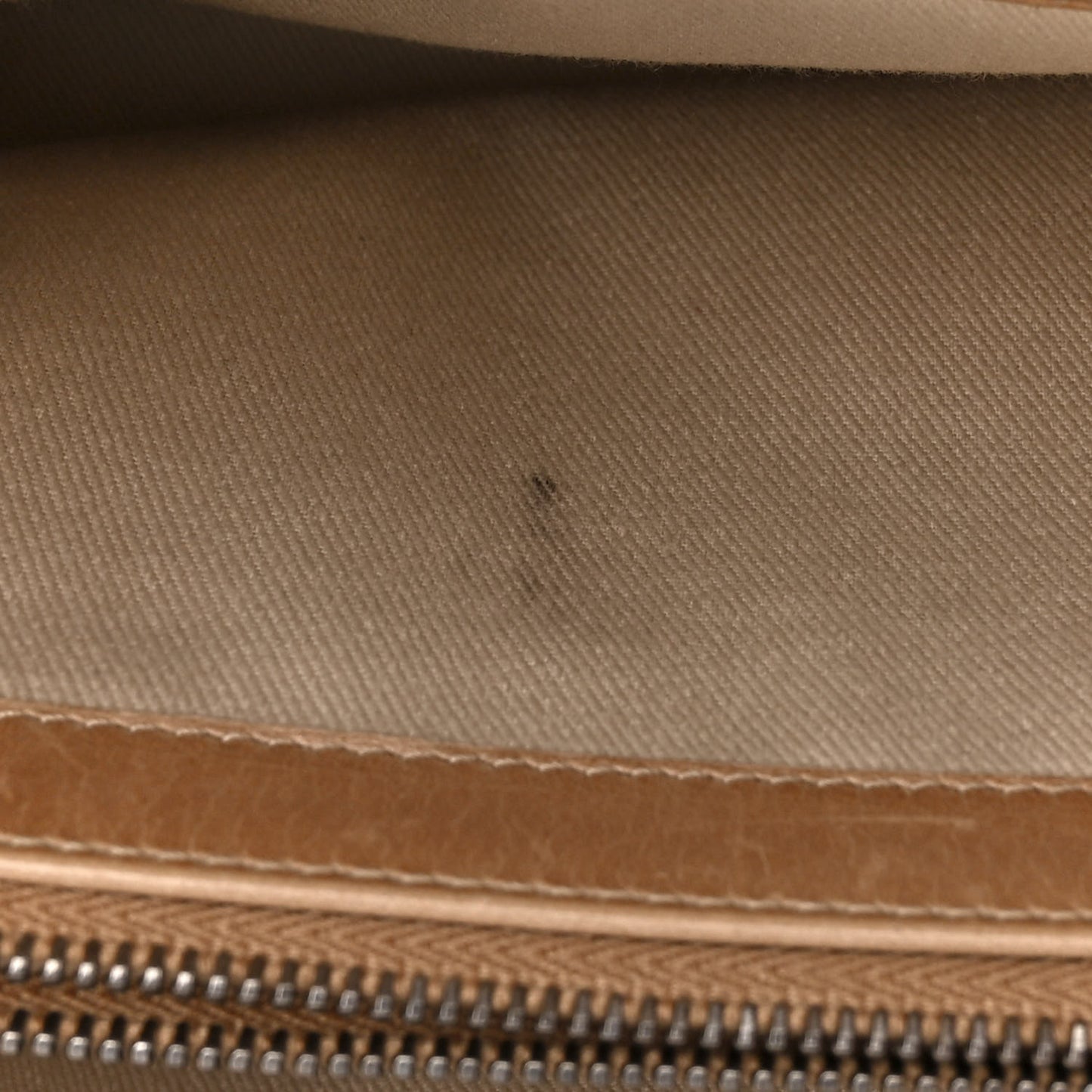 Glazed Calfskin Quilted Large Coco Soft Flap Beige