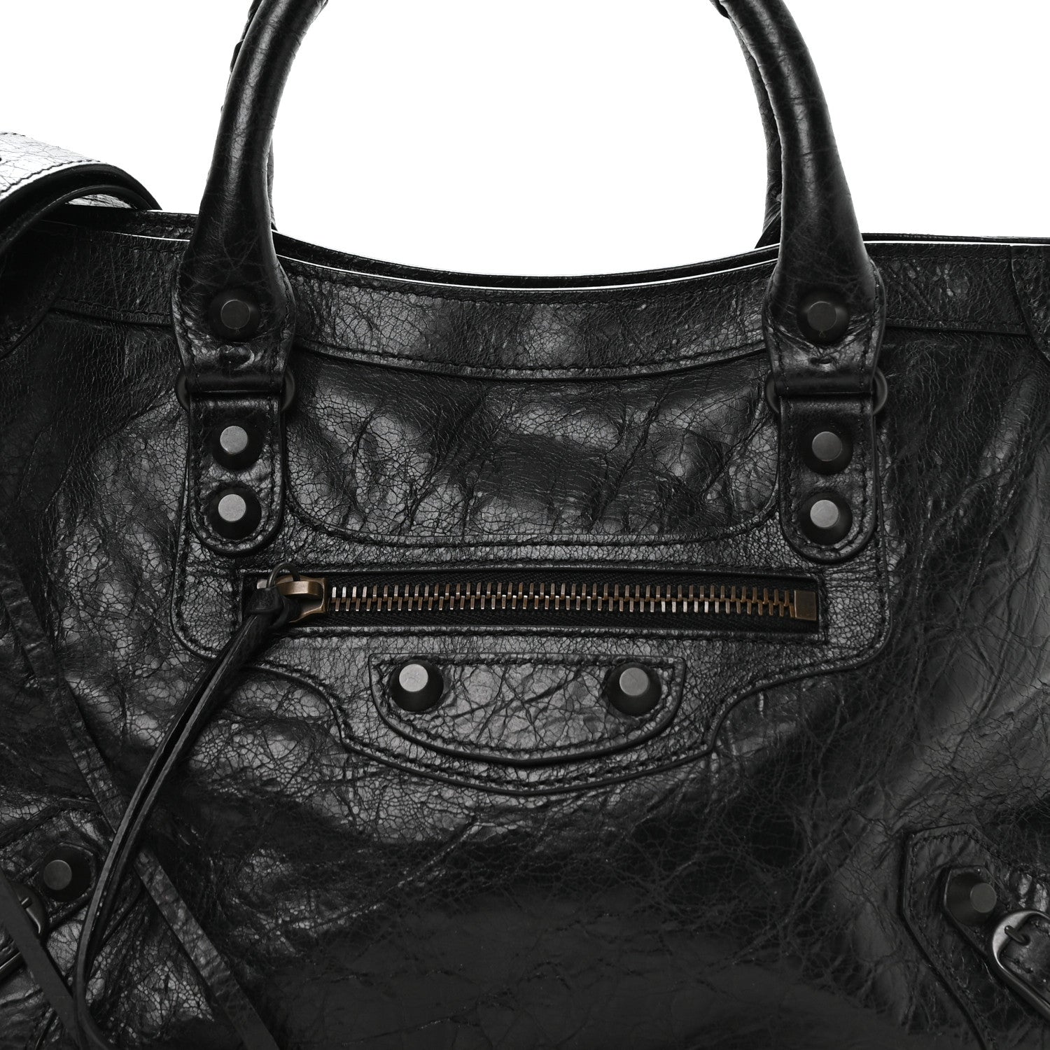 Balenciaga Agneau Arena Classic Hardware Small Le City Black 8 of 11