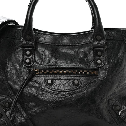 Balenciaga Agneau Arena Classic Hardware Small Le City Black 8 of 11