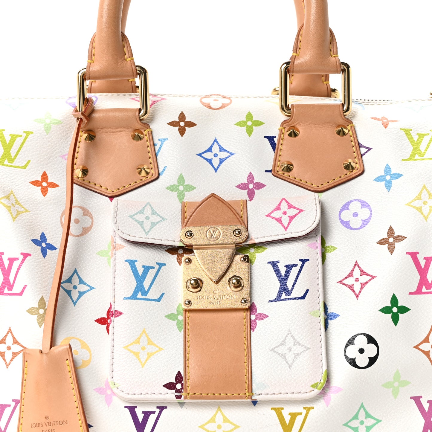 Monogram Multicolor Speedy 30 White