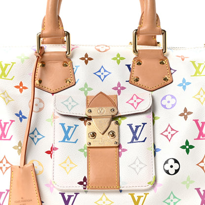 Louis Vuitton Monogram Multicolor Speedy 30 White 6 of 8