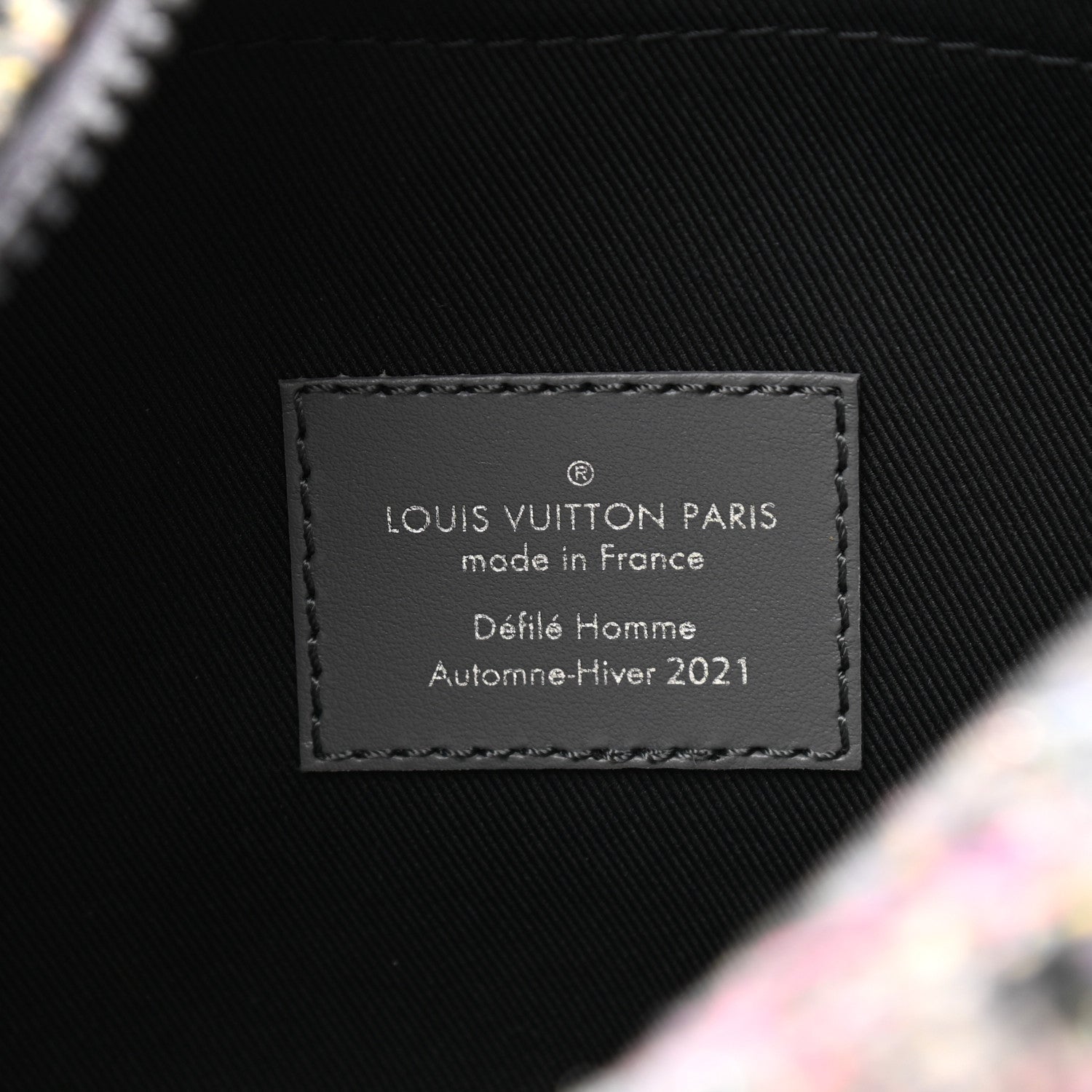 Louis Vuitton Wool Cotton Monogram Jacquard Embroidered LV Felt Soft Trunk Gris 6 of 10