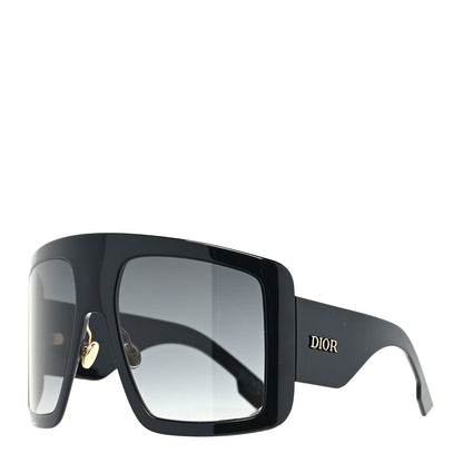 Christian Dior Acetate DiorSo Light 1 Shield Sunglasses Black 1 of 9