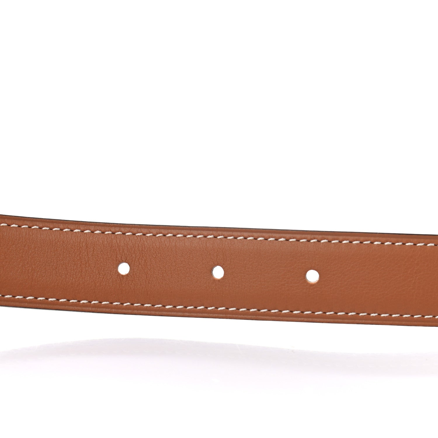 Hermes Swift Epsom 24mm H Belt 80 Gold Brique 4 of 5