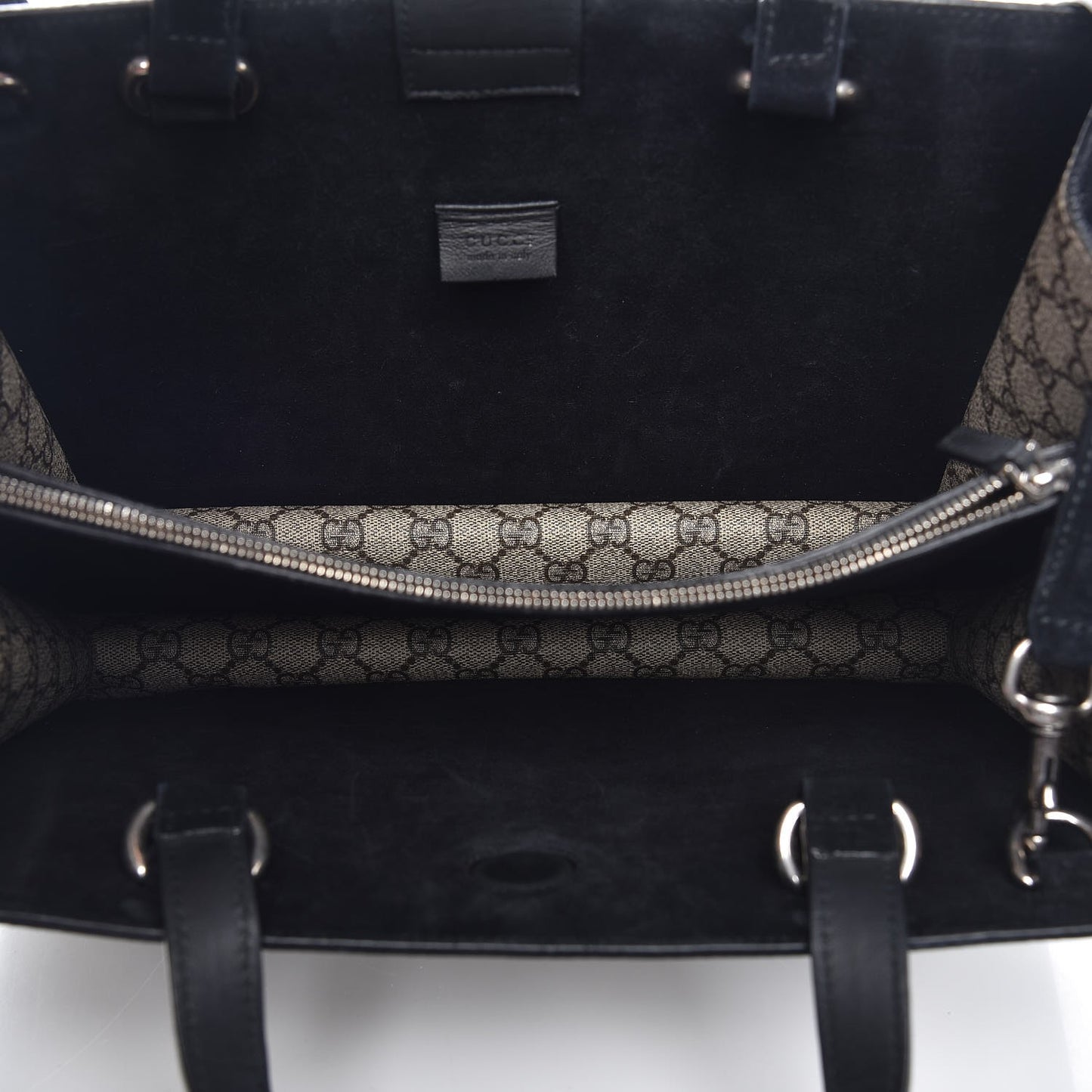 GG Supreme Monogram Dionysus Tote Beige Black