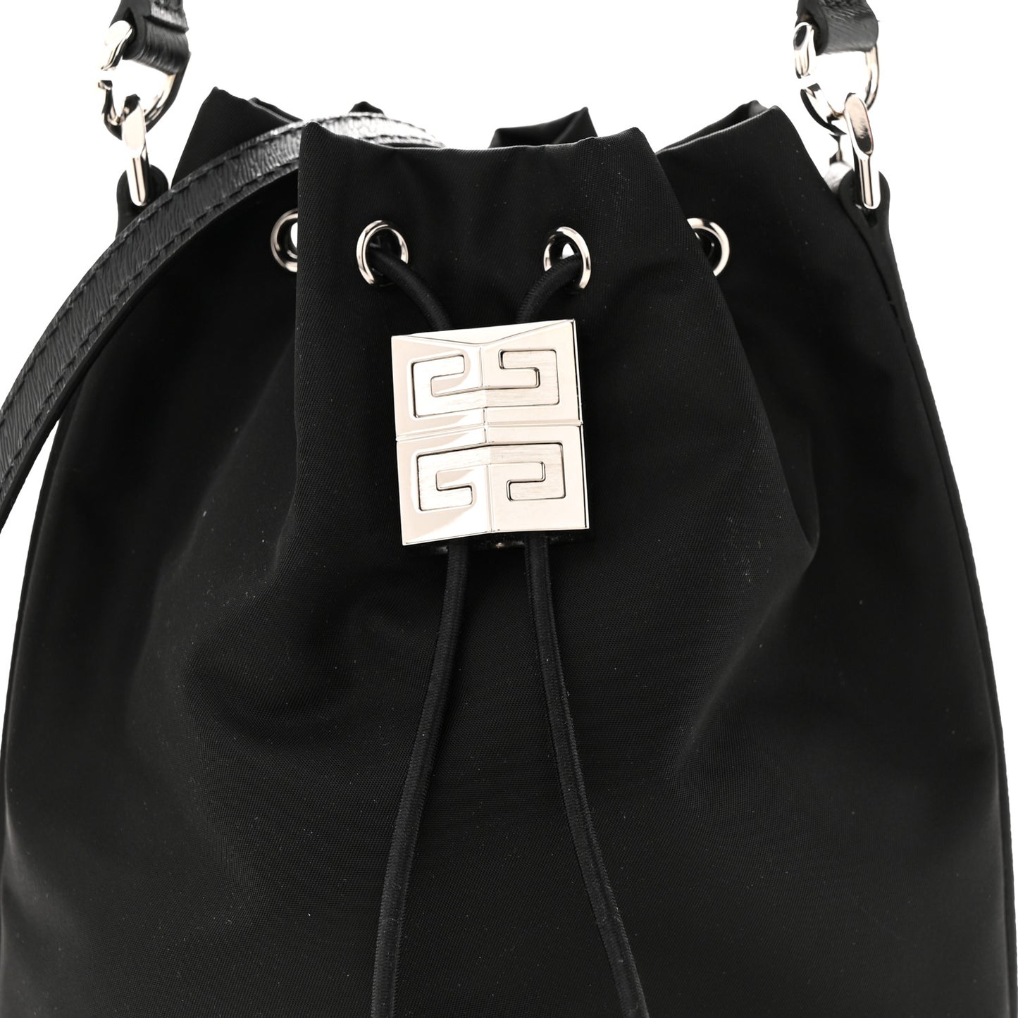 Nylon Light 4G Bucket Bag Black
