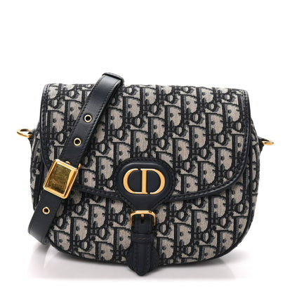 Christian Dior Oblique Medium Bobby Flap Blue 1 of 8