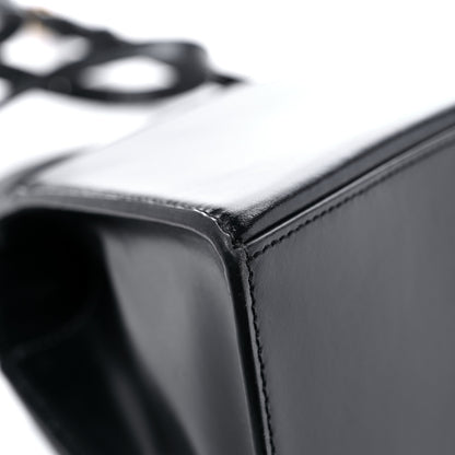 Balenciaga Shiny Box Calfskin Small Hourglass Top Handle Bag Black 10 of 16