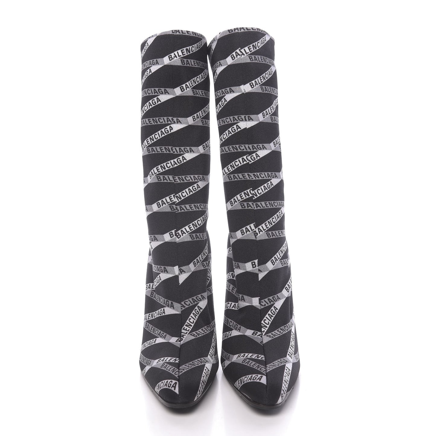 Spandex Losange Monogram 110mm Booties 39 Gris Black