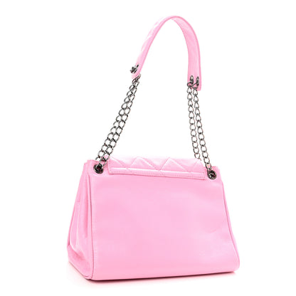 Chanel Glazed Calfskin Quilted Accordion Flap Pink 2 of 10