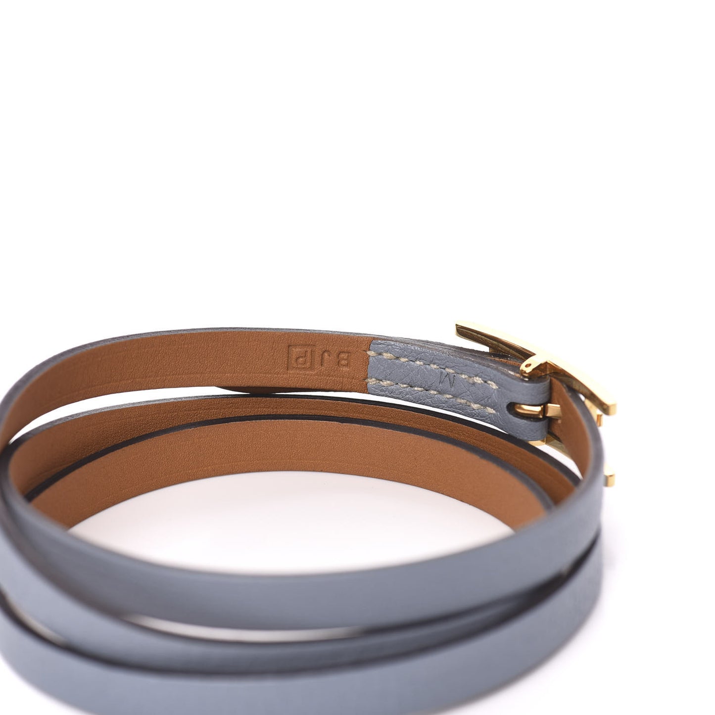 Swift Hapi 3 MM Triple Tour Wrap Bracelet M Bleu Lin