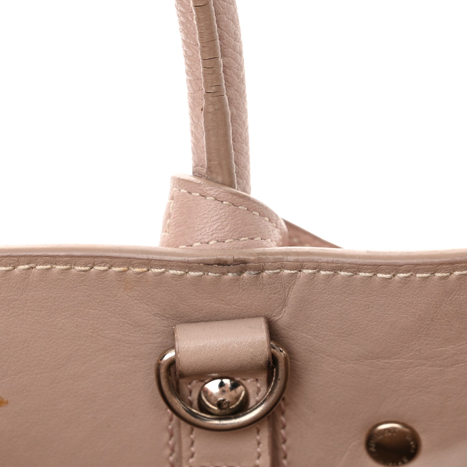 Saint Laurent Grained Calfskin Nano Sac De Jour Antique Rose 13 of 19