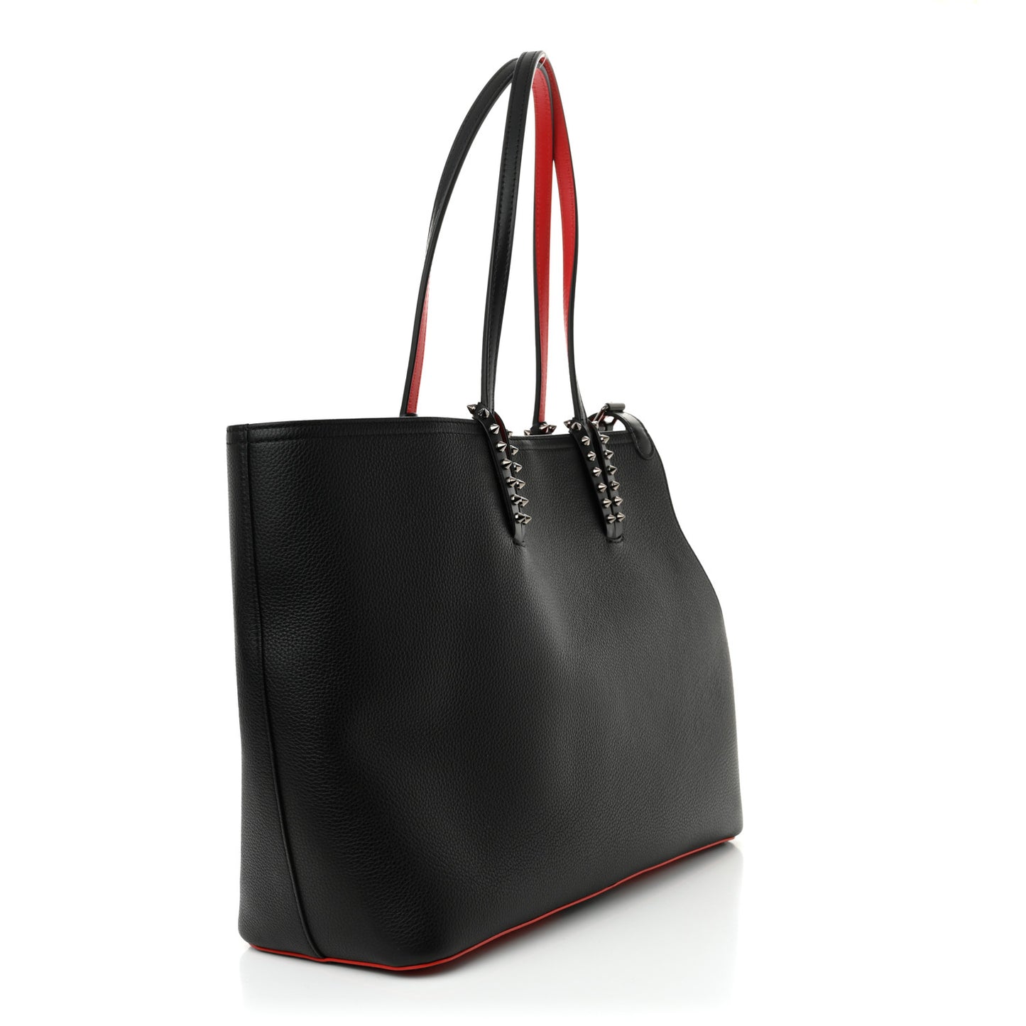 Calfskin Spikes Cabawouaf Dog Carrier Tote Black