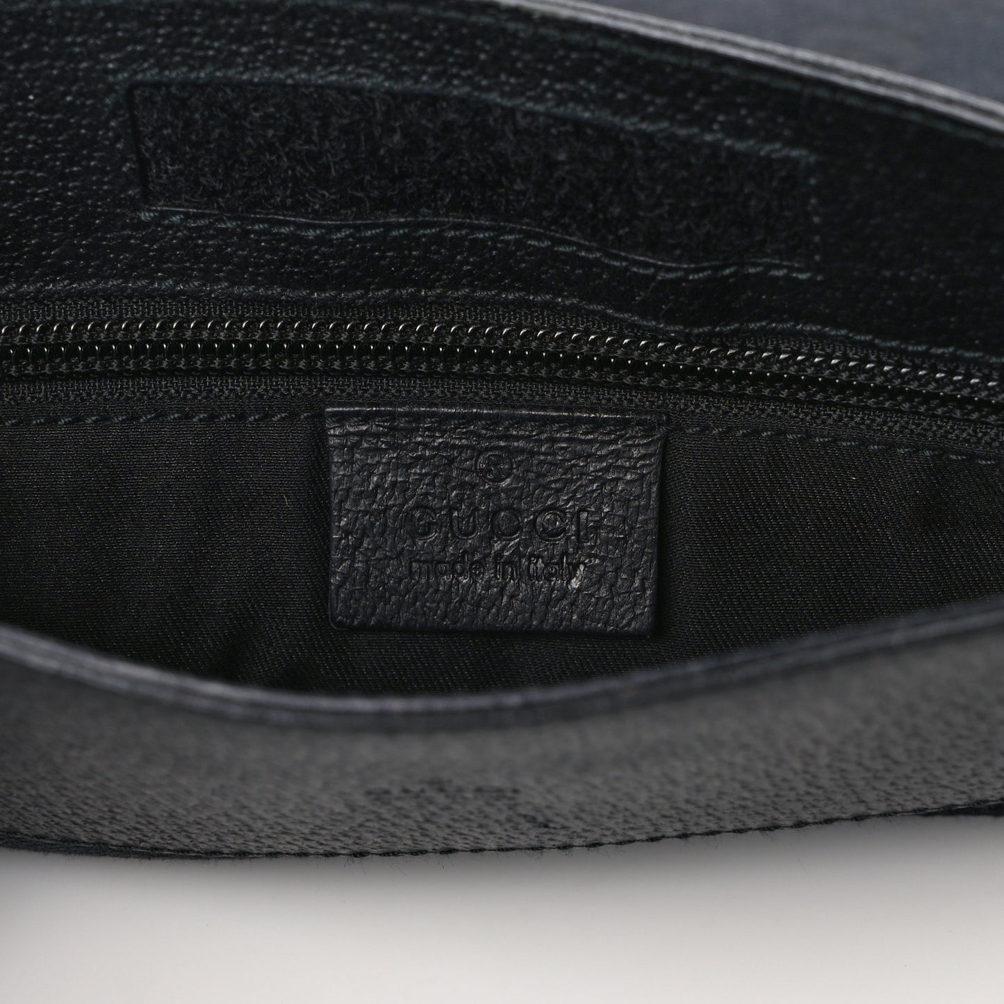 GG Monogram Messenger Crossbody Bag Black