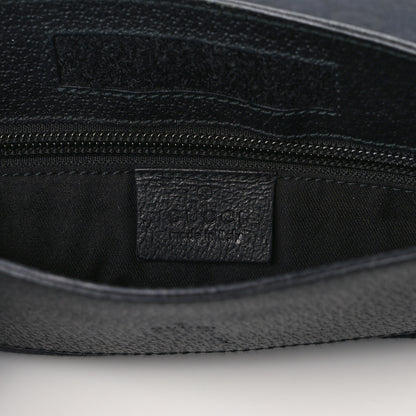 Gucci GG Monogram Messenger Crossbody Bag Black 6 of 10