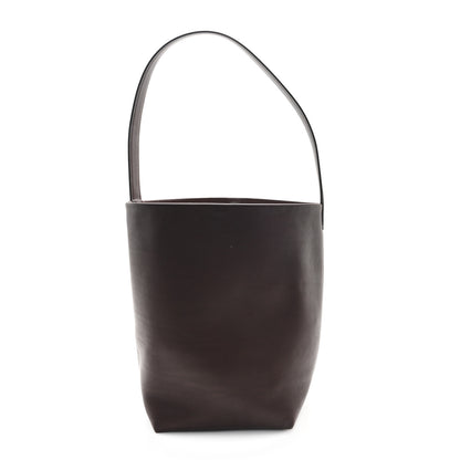 The Row Polished Saddle Calfskin Medium N/S Park Tote Chestnut 1 of 10