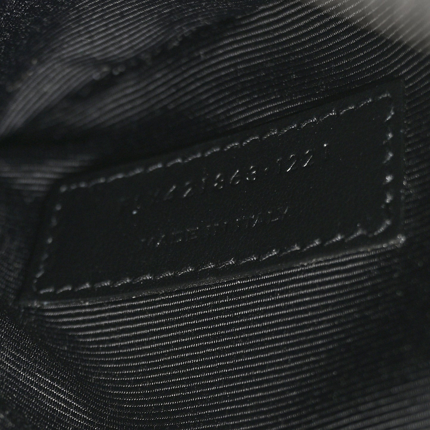 Grained Calfskin Baby Sac De Jour Black