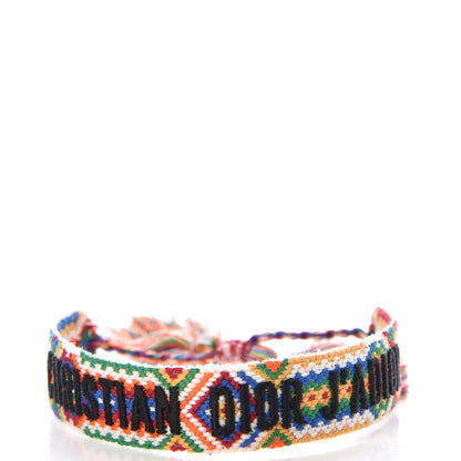 Christian Dior Woven Cotton J'Adior Friendship Bracelet Set 5 of 10