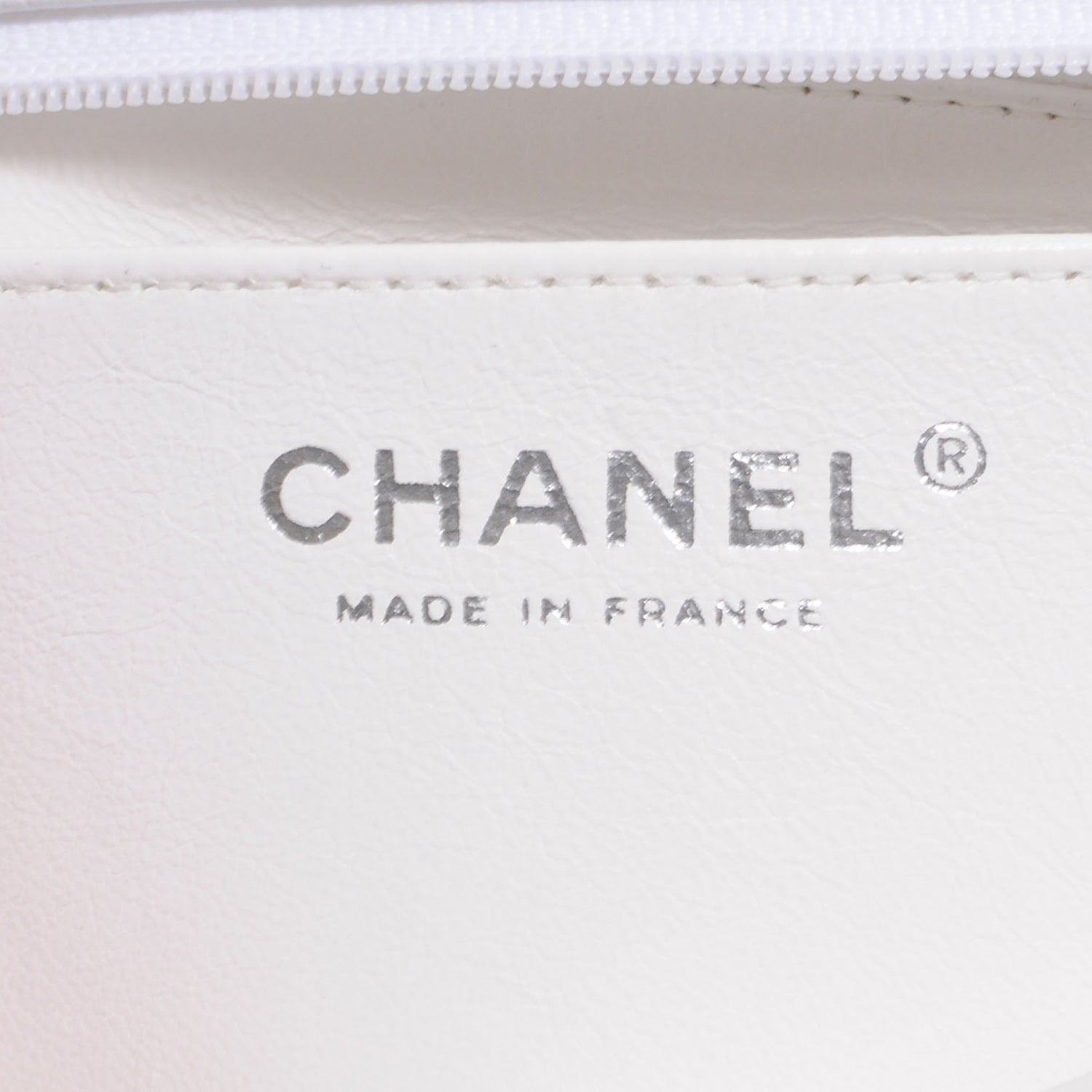 Chanel Caviar Quilted Mini Square Flap White 7 of 8