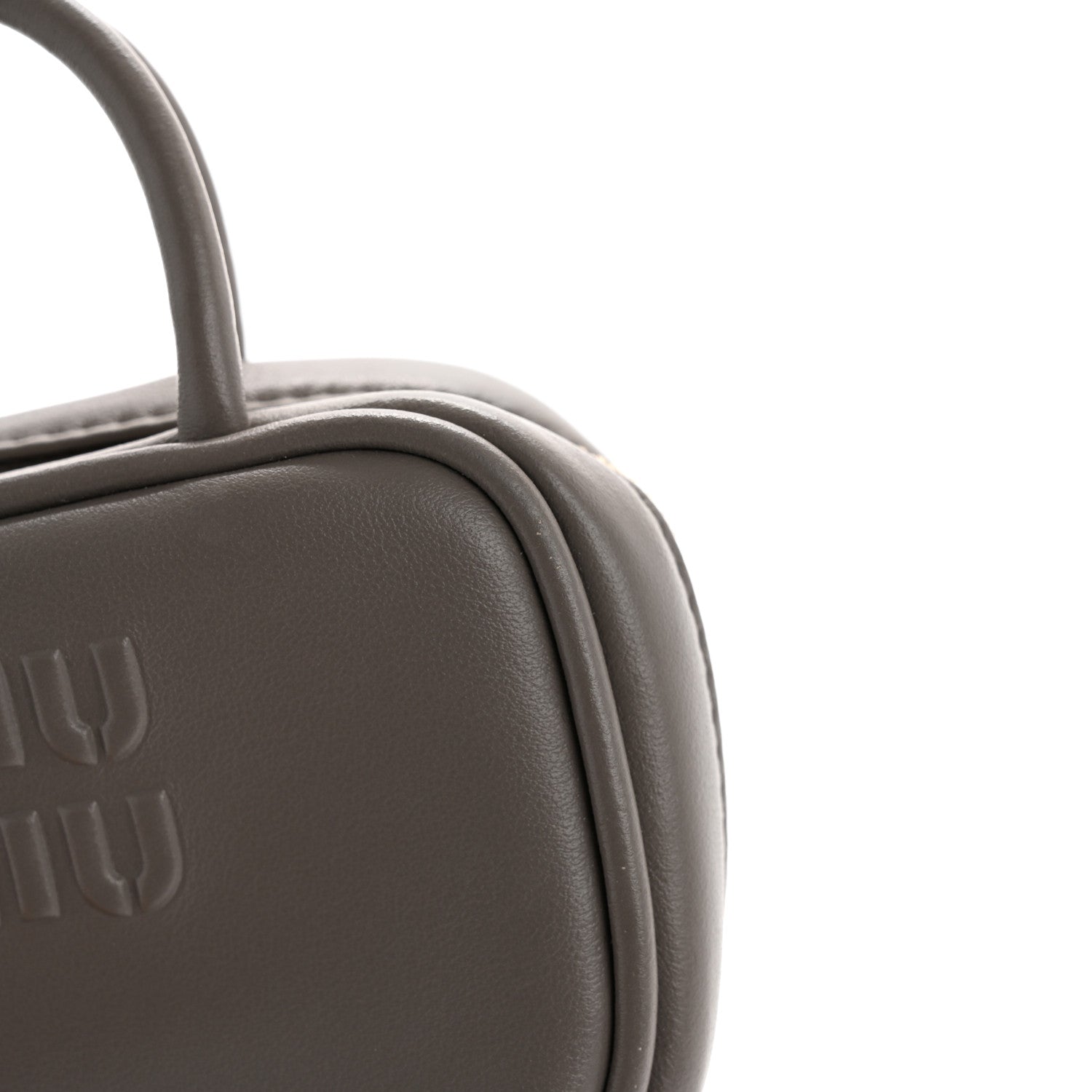 Miu Miu Calfskin Beau Micro Bag Argilla 12 of 13