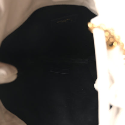 Saint Laurent Lambskin Matelasse Monogram Medium Jamie 4.3 Pochon Crema Soft 5 of 11