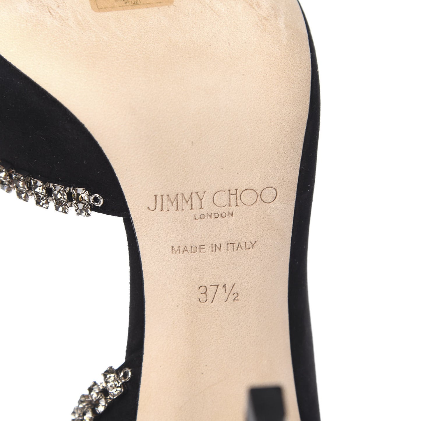 Suede Crystal Lilian 100 Pumps 37.5 Black