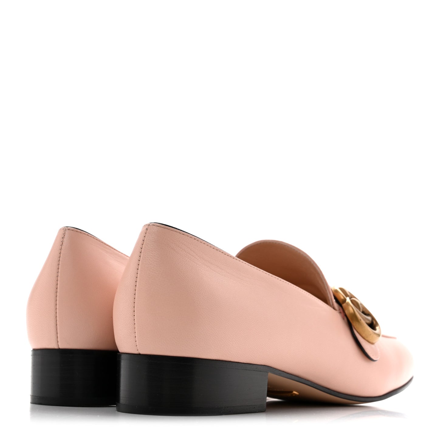 Malaga Kid Womens GG Marmont Loafers 38.5 Perfect Pink