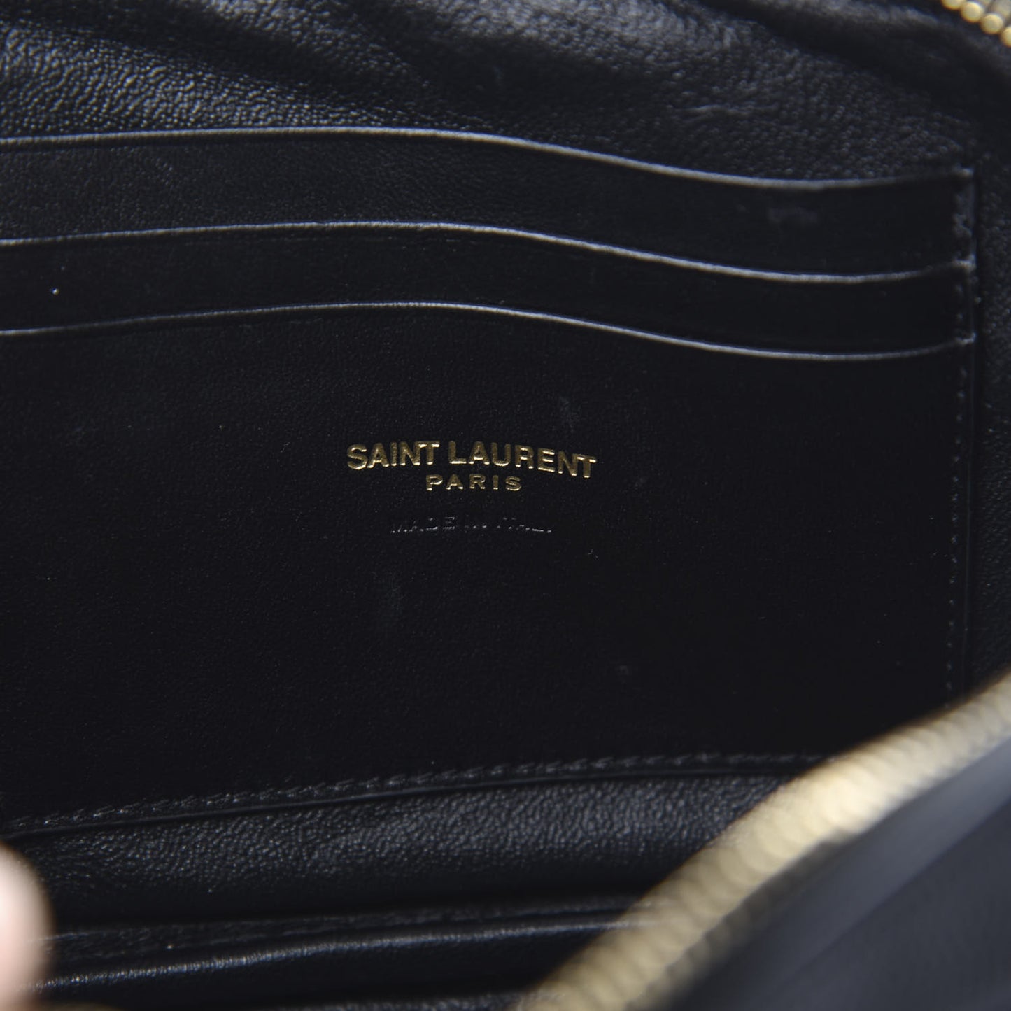 Grain De Poudre Matelasse Monogram Mini Lou Camera Bag Black