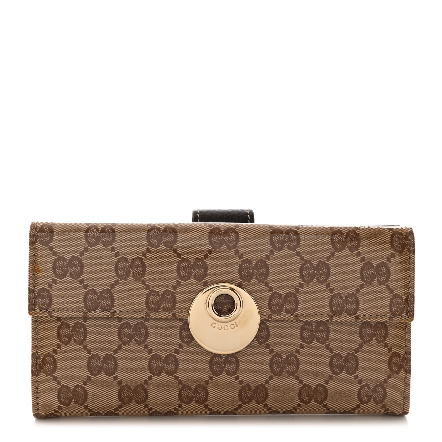 Crystal Monogram Eclipse Continental Wallet