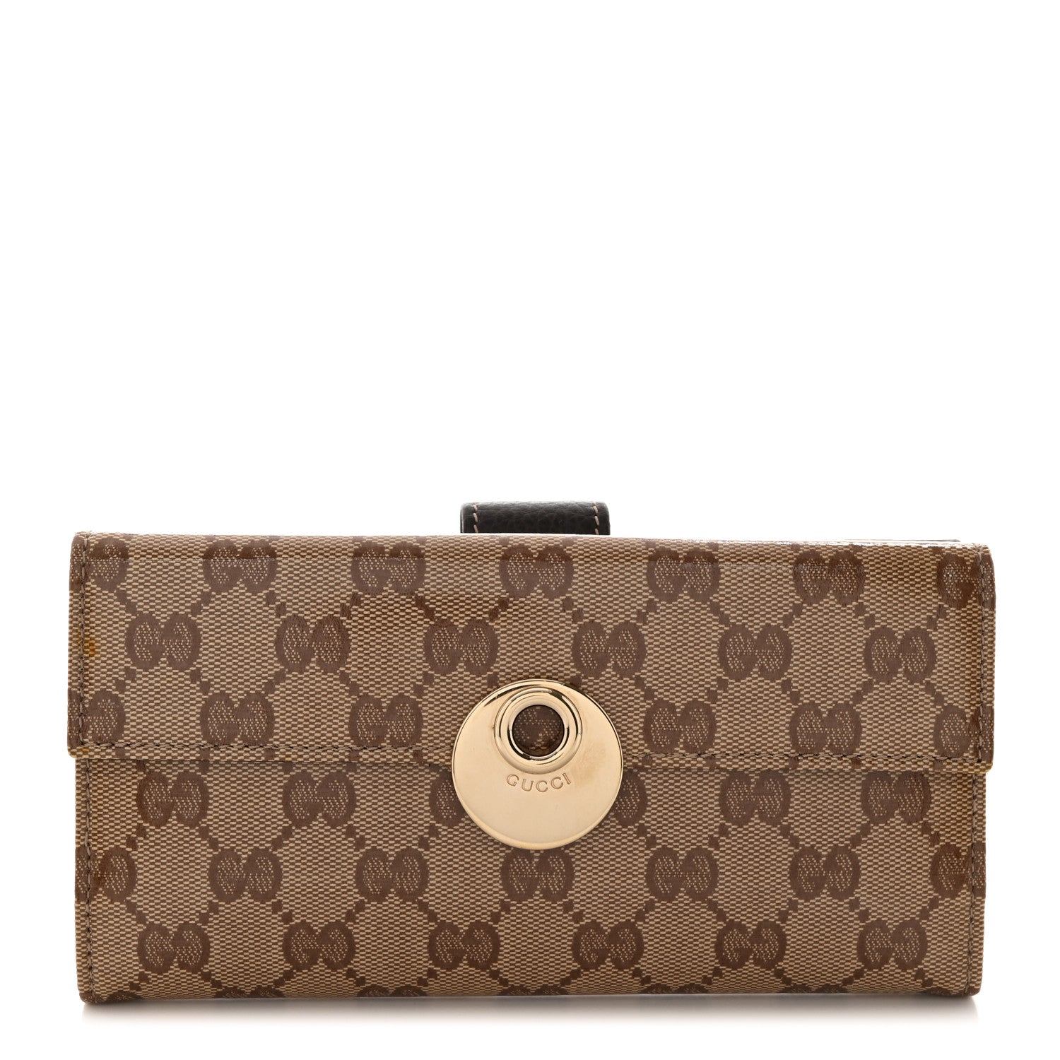 Gucci Crystal Monogram Eclipse Continental Wallet 1 of 9
