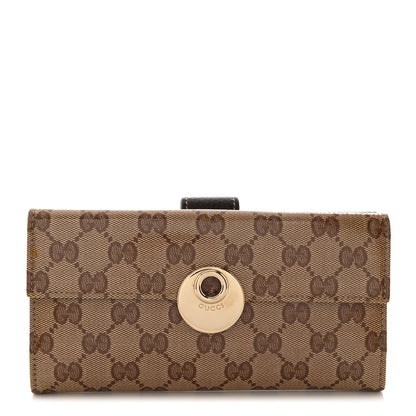 Gucci Crystal Monogram Eclipse Continental Wallet 1 of 9