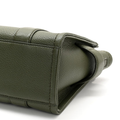 Marc Jacobs Grained Calfskin Small The Tote Bag Bronze Green 10 of 12