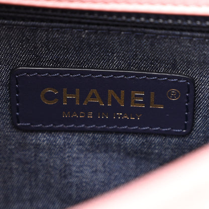 Chanel Lambskin Quilted Resin Bi-Color Chain Flap Bag Pink 6 of 11